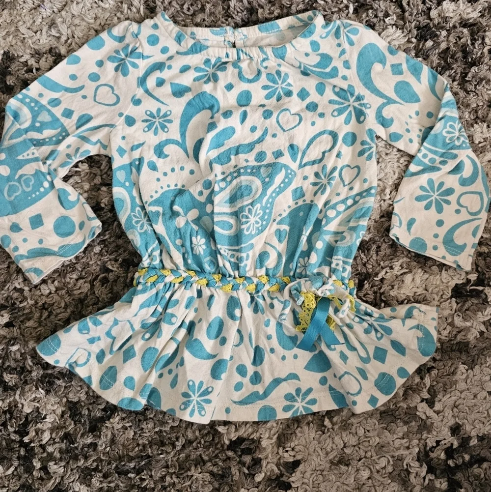 Genuine Kids By OshKosh Girls Longsleeve Top Size 18 months